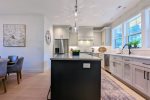 Large Kitchen island with seating for four